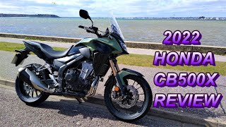 ★ 2022 HONDA CB500X REVIEW ★ [upl. by Sonaj373]