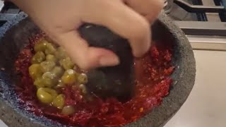 ✅ Salsa Roja Taquera 🌮 Salsa De Molcajete salsamexicana salsaroja comidamexicana [upl. by Tennes]