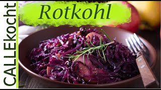 Duftender Rotkohl einfach schneiden und kochen  Omas bestes Rezept [upl. by Elaweda648]