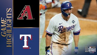 Dbacks vs Rangers World Series Game 1 Highlights 102723  MLB Highlights [upl. by Melany]