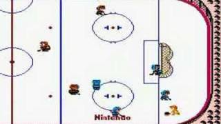 Nintendowebnl NES Ice Hockey USA vs SU part I [upl. by Eyma]