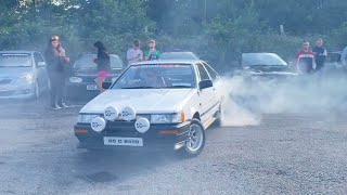 Donegal Rally 2023 Applegreen Diffin [upl. by Suravaj]