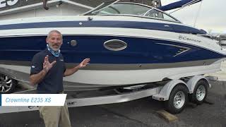 2021 Crownline E235 XS Bowrider Boat Review Full Walkthrough Video [upl. by Sidnal]