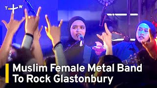 Muslim Female Metal Band VoB First Indonesians To Play Glastonbury  TaiwanPlus News [upl. by Cacka]