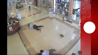 Dramatic new CCTV footage reveals horror of Kenya mall massacre [upl. by Gove]