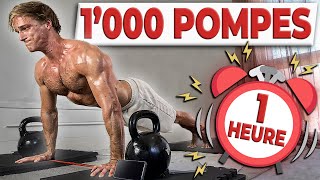 1000 POMPES EN 1 HEURE  ⏰ CHALLENGE [upl. by Ajuna]