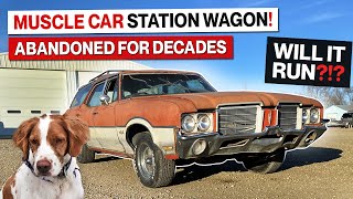 455 Oldsmobile Vista Cruiser Muscle Car Station Wagon Will It Run Abandoned for Decades [upl. by Tadeo]