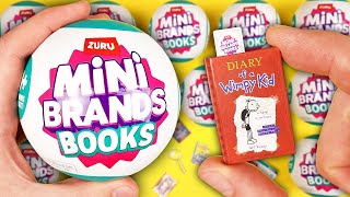 Opening And Reviewing The Mini Brands Books [upl. by Leighland]