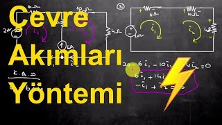 Elektrik Elektronik Mühendisliğine Giriş Ders 19Çevre Akımları Yöntemi Mesh Current Method [upl. by Nahc]