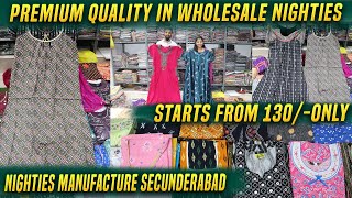 Secunderabad Wholesale Nighties  Pure Cotton  hyderabad wholesale  Forever House of Fashions [upl. by Cecilio]