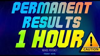 GET PERMANENT SUBLIMINAL RESULTS IN 1 HOUR PROCEED WITH CAUTION SUBLIMINAL FREQUENCY WIZARD [upl. by Klarika]