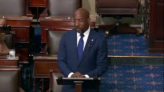 WATCH Sen Raphael Warnock’s full statement in Senate confirmation vote on Ketanji Brown Jackson [upl. by Colver]