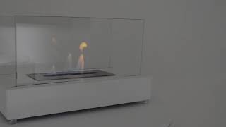 Bioethanol tabletop fireplace  white BIO 20 259 [upl. by Smallman]