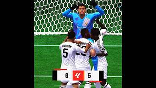 Courtois saved in final moment in FC25☠️🧤 eafcmobile fifamobile shorts fifa22 [upl. by Tolley202]