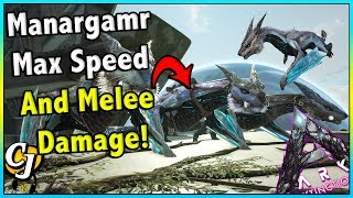 ARK INSIGHT  MANAGARMR MAX MOVEMENT SPEED AND MAX MELEE DAMAGE ARK SURVIVAL EVOLVED [upl. by Wylma]