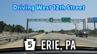 Driving West 12th Street  PA Route 5  Erie PA [upl. by Ellimaj]