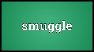 Smuggle Meaning [upl. by Avrit]