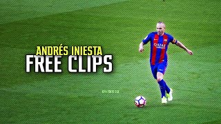 Andrés Iniesta ● FREE CLIPS  NO WATERMARK ● FREE TO USE ● HD 1080 [upl. by Hax]