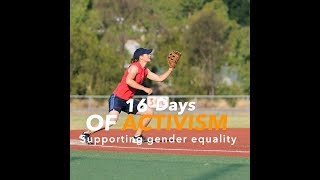 16 Days of Activism  Female participation in sport [upl. by Hedva466]