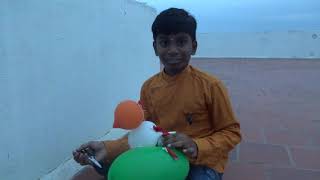 egg drop or lander from 30feet height only using balloon in tamil [upl. by Eitsyrhc372]