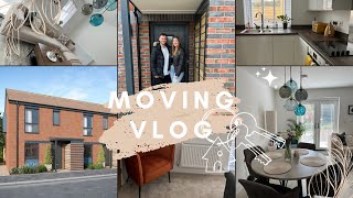 GETTING THE KEYS TO OUR FIRST HOUSE moving vlog amp house tour  Danielle Rose [upl. by Ahtiek]