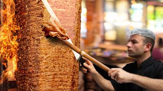 Amazing Turkish Beef Doner Kebab  Turkish Street Foods [upl. by Andaira201]