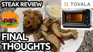 FINAL THOUGHTS on Tovala Smart Oven amp Steak Review [upl. by Gaylene757]