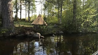 Canoe camping with a Tentipi and a GStove [upl. by Felipe]