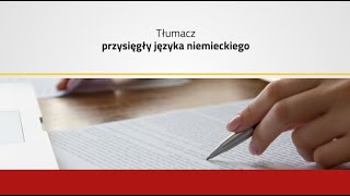 Biuro tłumaczeń Alicja Kuźnia Tłumaczenia Przysięgłe Języka Niemieckiego Grabonóg [upl. by Joelynn]