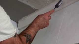 Plastering Cornice Installation in Bathroom [upl. by Acinorav]