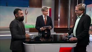 Sverigedemokraterna moskeutspel debatt Hanif Bali EXPRESSEN  Anders Lindberg AFTONBLADET [upl. by Nyladnor]