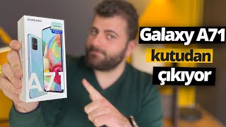 Samsung Galaxy A71 kutudan çıkıyor  Orta segment karışacak [upl. by Attiuqaj266]