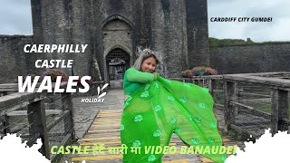 SHORT VLOG CAERPHILLY CASTLE Wales GHUMDHAi holiday finish 🙃 [upl. by Carthy]