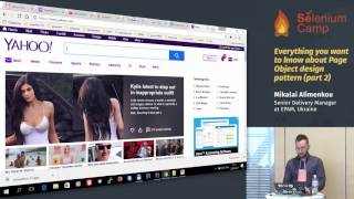 Everything you want to know about Page Object design pattern Mikalai Alimenkou Ukraine part 2 [upl. by Atlee]