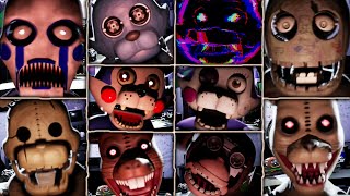 Candys Custom Night  All Jumpscares [upl. by Aicirtam]