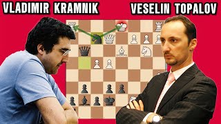 Weird Opening  Vladimir Kramnik Beats Veselin Topalov 1995 [upl. by Nahtaneoj]