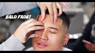 BARBER TUTORIAL BALD FADE 4 ON TOP HD [upl. by Barkley]