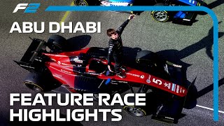 F2 Feature Race Highlights  2023 Abu Dhabi Grand Prix [upl. by Adla]