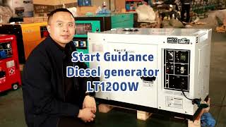 LETON 1012 kVA diesel generator start guidance [upl. by Yenalem942]