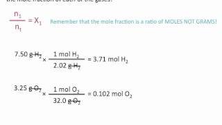 Partial Pressures of Gases and Mole Fractions  Chemistry Tutorial [upl. by Auqenet]