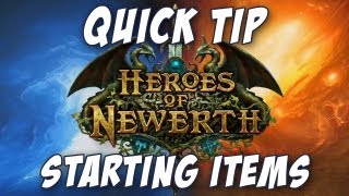 Heroes of Newerth  Quick Tip  Starting Items [upl. by Ahcrop]