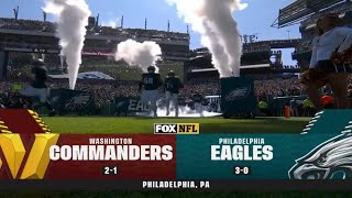 NFL on FOX intro 2023  WSHPHI  Week 4 [upl. by Inek]