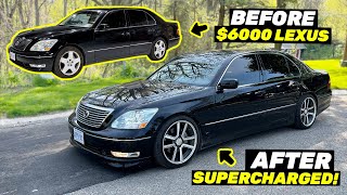 Building a Supercharged Lexus LS430 in 12 Minutes [upl. by Adnohsad]