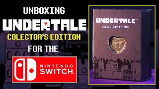 Undertale Nintendo Switch Collectors Edition  Unboxing [upl. by Ynnattirb379]