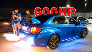 Subaru Impreza WRX STI 600HP  Backfire amp Acceleration SOUNDS [upl. by Gagne218]