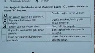 5Sınıf Türkçe 1Dönem 2Yazılıya Hazırlık 📝 2023 [upl. by Ejroj]