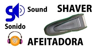 Afeitadora sonidoSound shaver [upl. by Wearing]