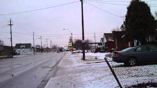 Weather Report from Wallaceburg Ontario Canada 27032013 Slush Storm [upl. by Firooc]