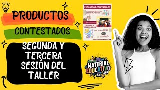 Productos Contestados Segunda y Tercera Sesión Taller Intensivo de Formación Continua Julio 2024 [upl. by Ecnerret]