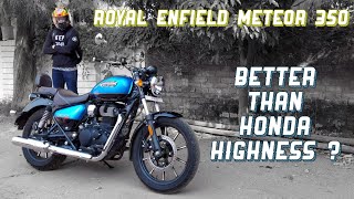 Royal Enfield Meteor 350 Review  Better than Honda Highness [upl. by Ideih]